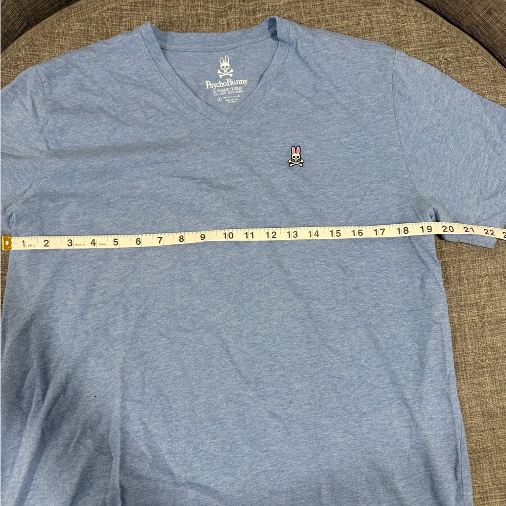 Psycho Bunny Men's Light Blue Short Sleeve Tee - Picture 4 of 8